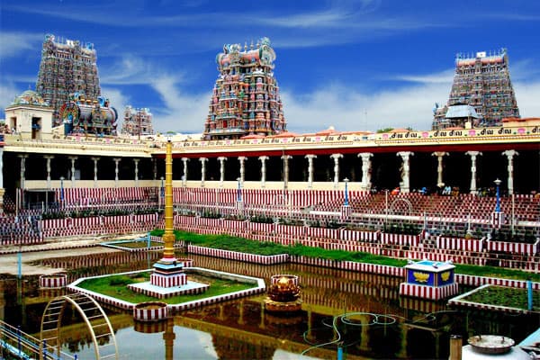 The beauty of Meenakshi Amman Temple