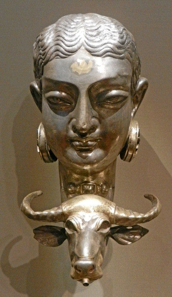 Ancient artifact - Durga Mahishasurmardini from Iran